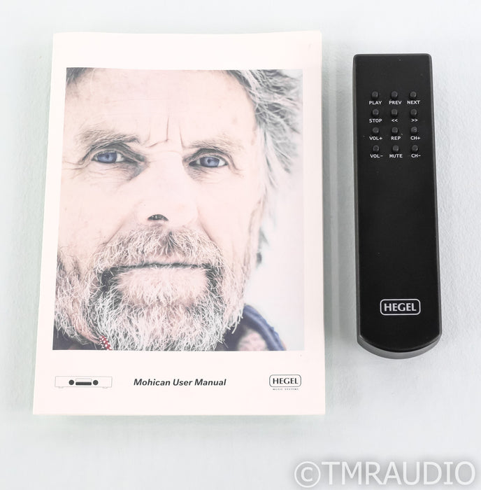 Hegel Mohican CD Player; Remote; Black