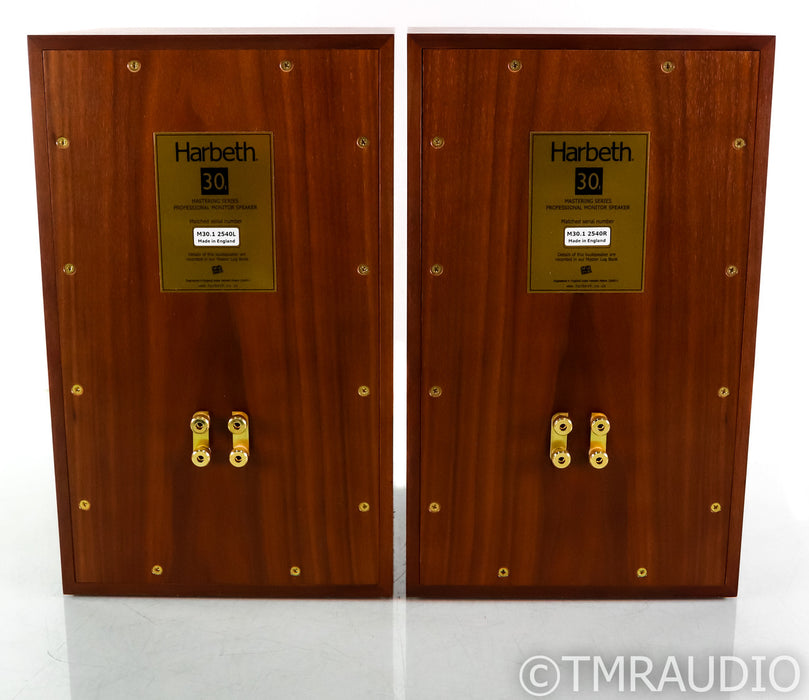 Harbeth 30.1 Bookshelf Speakers; Rosenut Pair