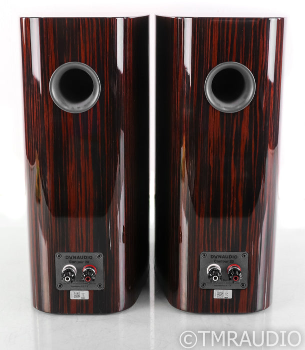 Dynaudio Contour 20 Bookshelf Speakers; High Gloss Rosewood Pair