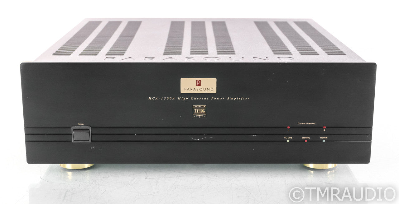 Parasound HCA-1500A Stereo Power Amplifier; HCA1500A; Black