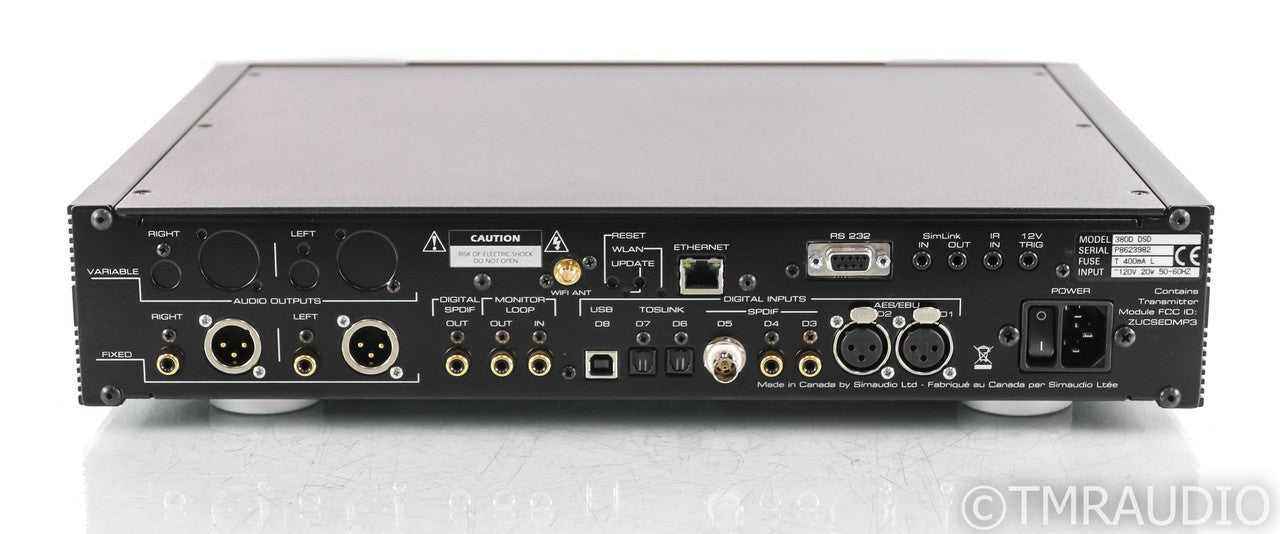 Simaudio Moon 380D DAC; MiND2 Streamer; DSD; 380-D; D/A Converter; Black