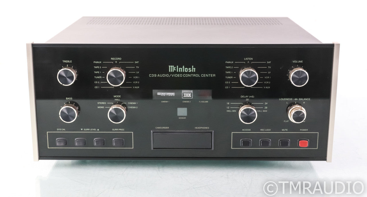 McIntosh C39 5.1 Channel Home Theater Processor; C-39; MM Phono; Remote