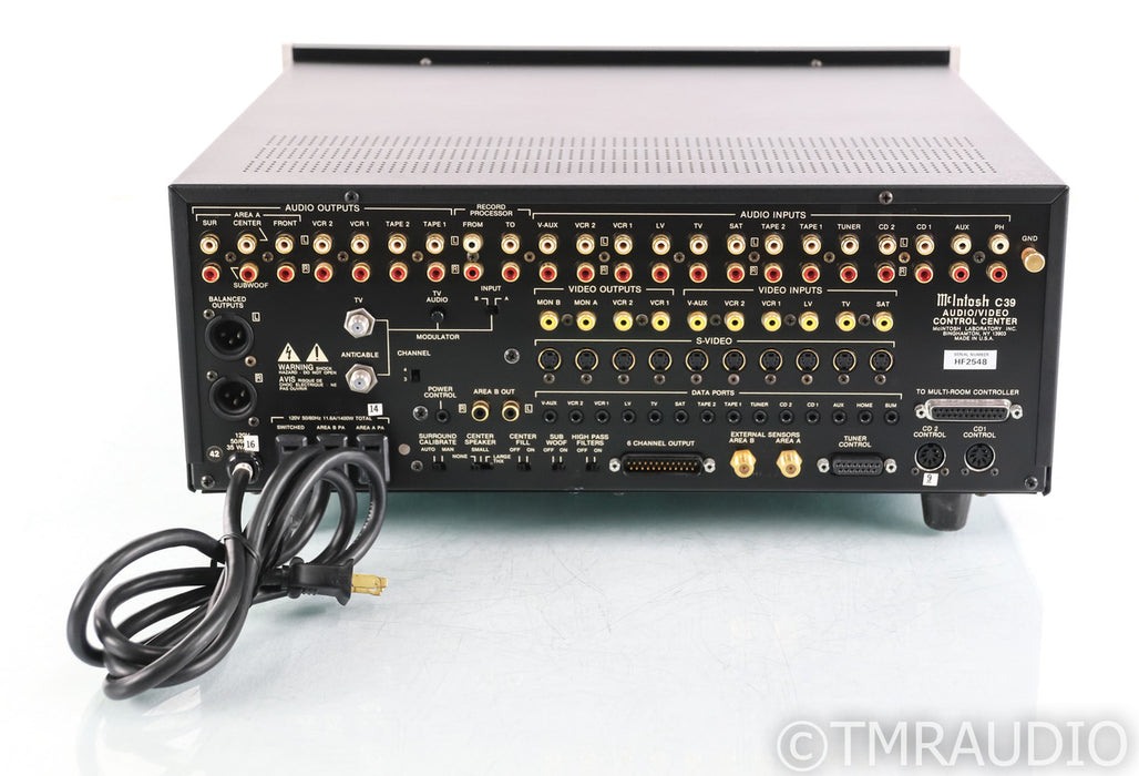 McIntosh C39 5.1 Channel Home Theater Processor; C-39; MM Phono; Remote