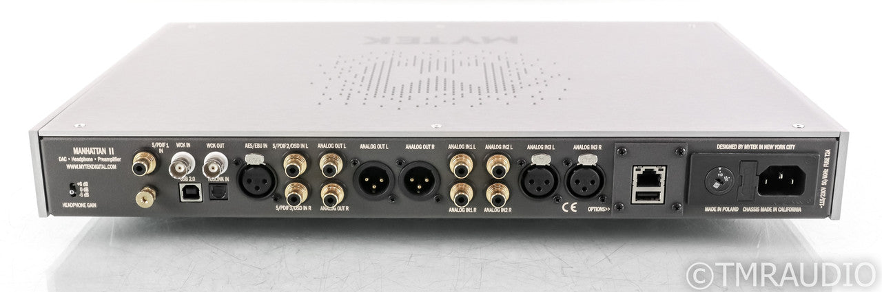 Mytek Manhattan II Stereo Preamplifier / DAC; Roon Ready; Remote; Silver