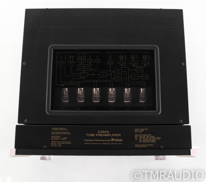 McIntosh C2600 Stereo Tube Preamplifier; C-2600; Remote ; MM / MC Phono