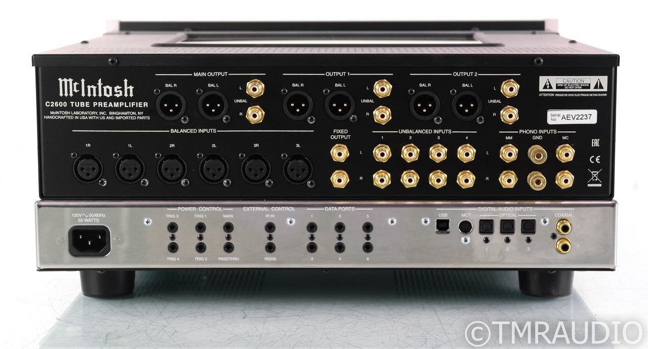 McIntosh C2600 Stereo Tube Preamplifier; C-2600; Remote ; MM / MC Phono
