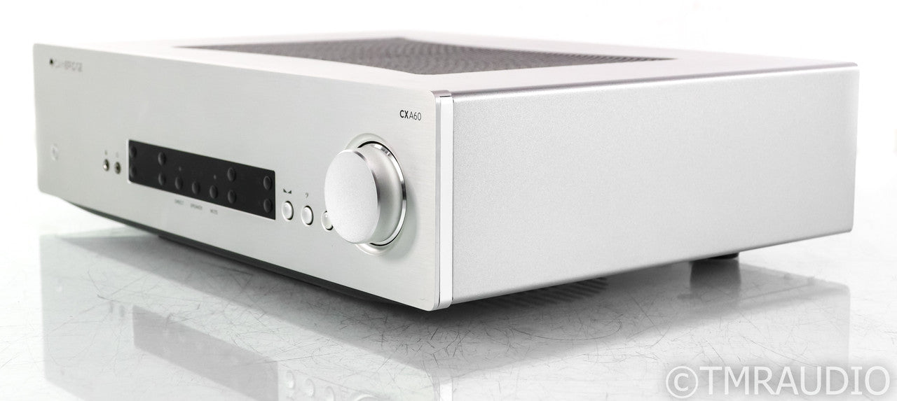 Cambridge Audio CX A60 Stereo Integrated Amplifier; CX-A60; Silver; Remote