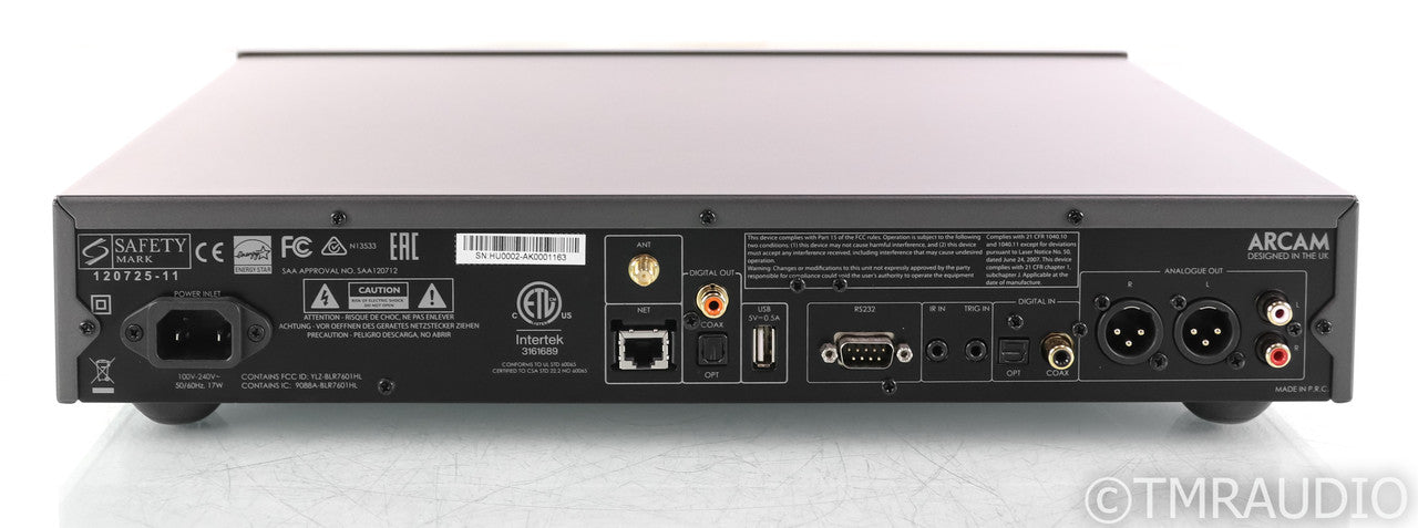 Arcam CDS50 CD / SACD / Network Player; Black; Remote