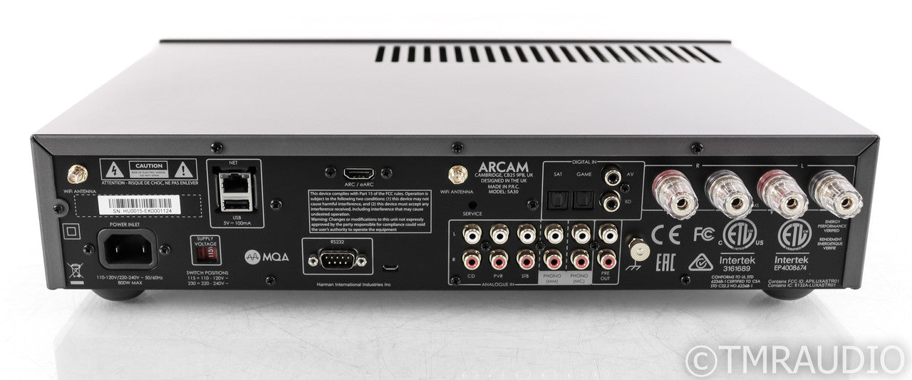 Arcam SA30 Stereo Network Streaming Integrated Amplifier; SA-30; Remote