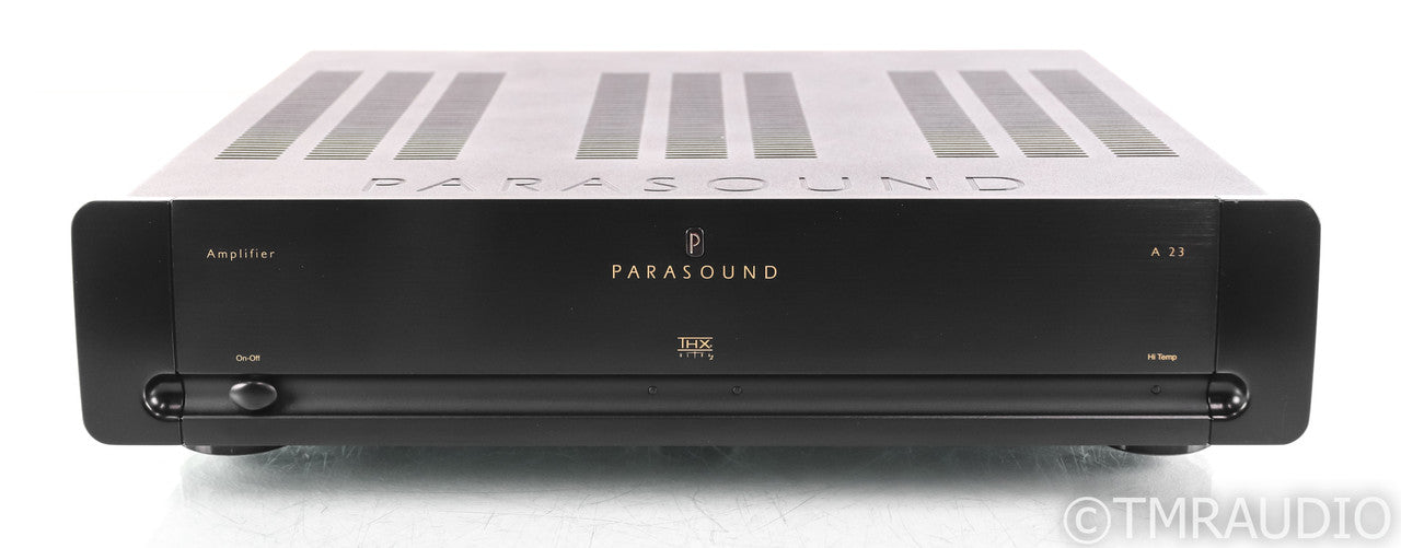 Parasound Halo A 23 Stereo Power Amplifier; Black; A-23