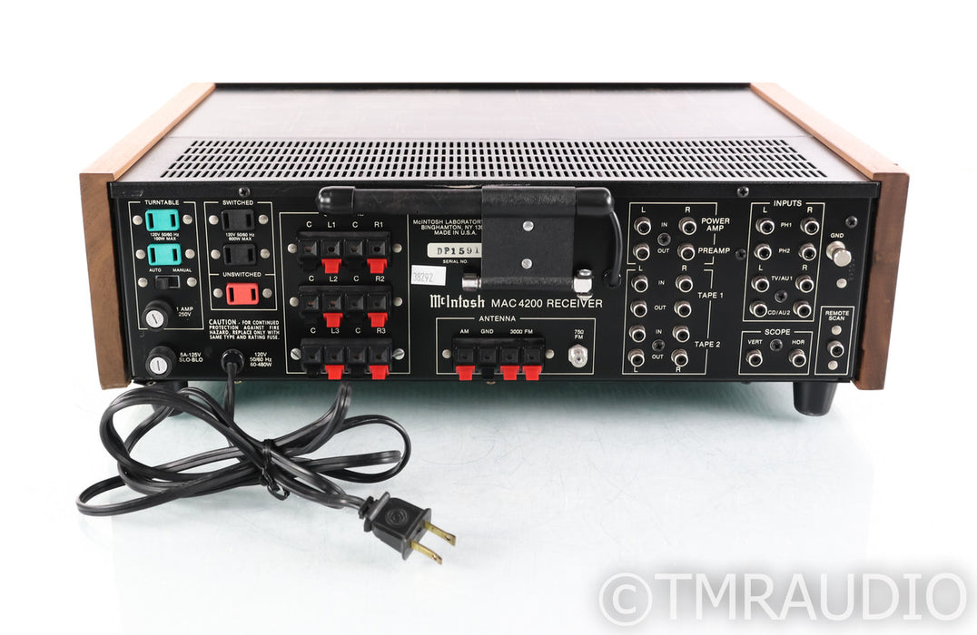 McIntosh MAC 4200 Vintage Stereo Receiver; MM Phono; MAC4200