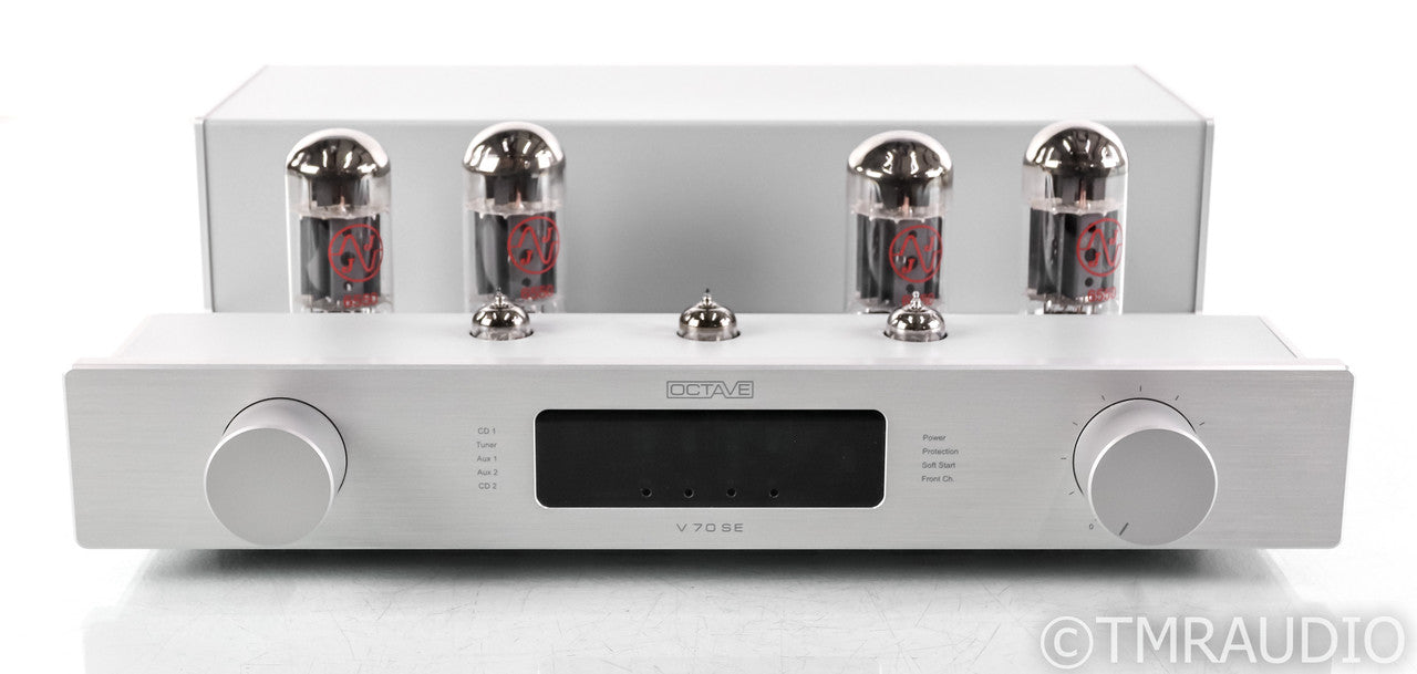 Octave V70SE Stereo Tube Integrated Amplifier; V-70 SE; Remote; Silver