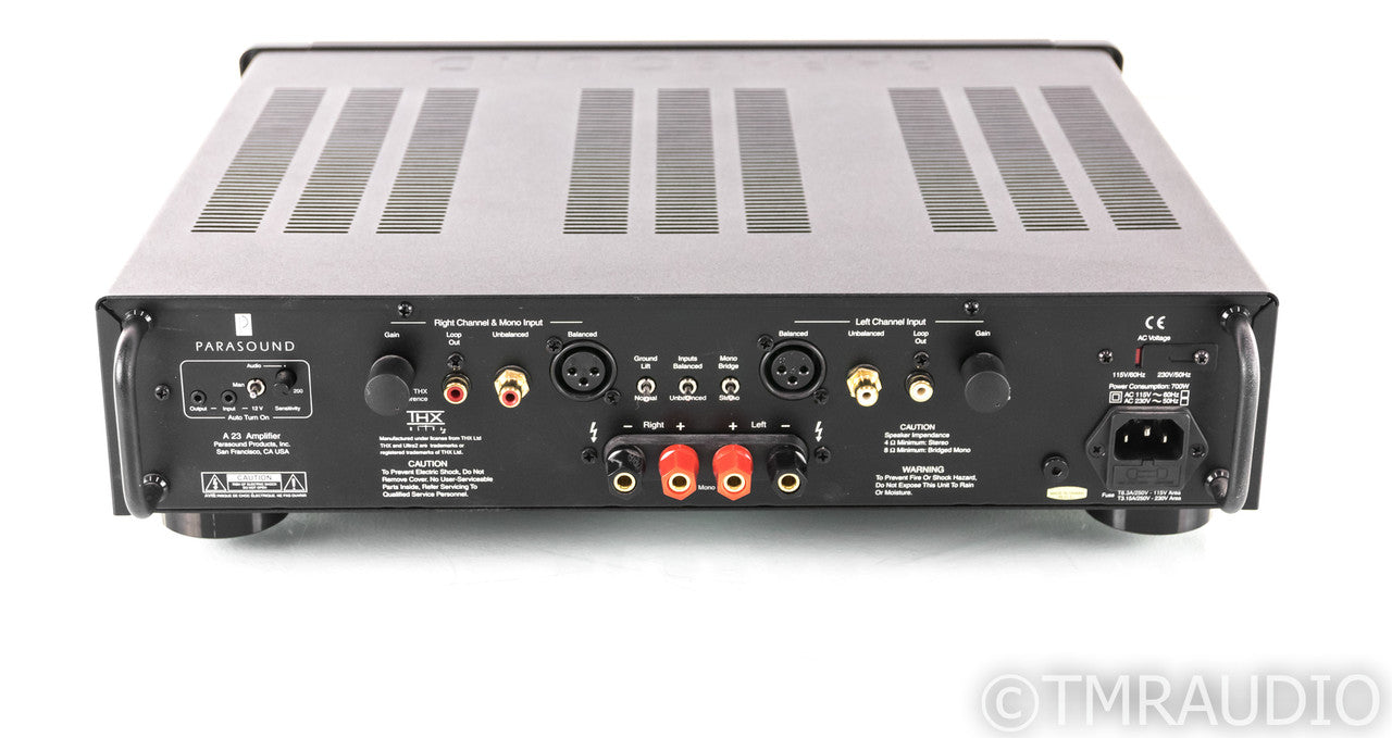Parasound A23 Stereo Power Amplifier; A-23