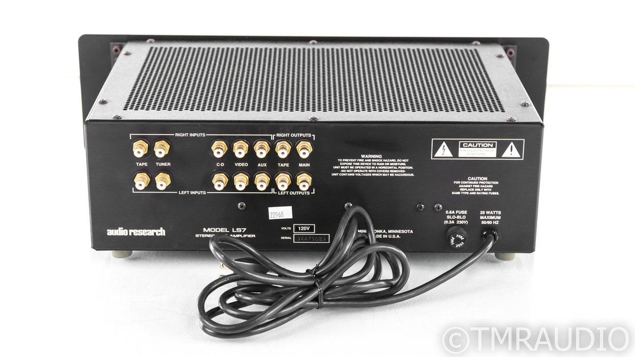 Audio Research LS7 Vintage Stereo Tube Preamplifier; LS-7