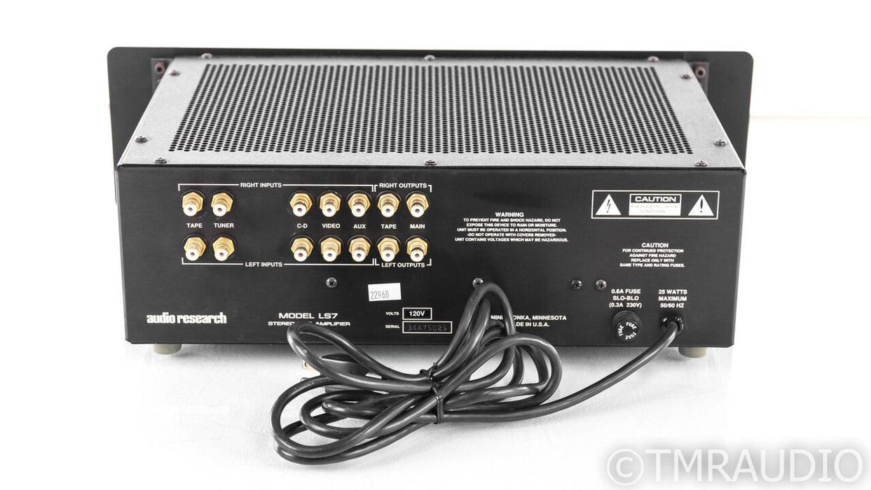 Audio Research LS7 Stereo Tube Preamplifier; LS-7