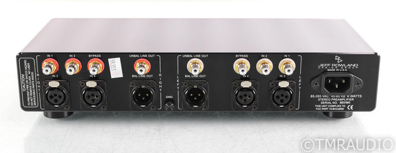 Jeff Rowland Capri Stereo Preamplifier; Remote