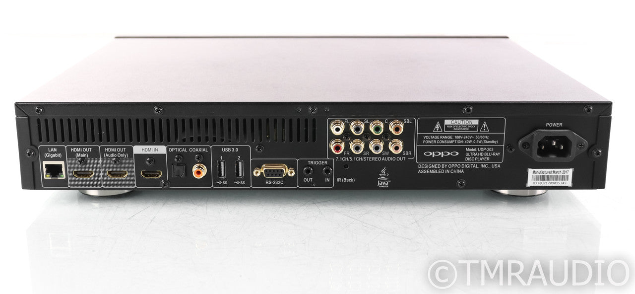 Oppo UDP-203 Blu-Ray Player; UDP203; Remote