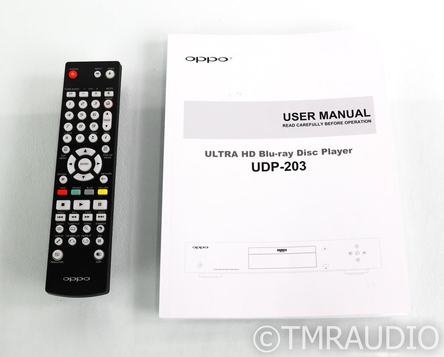 Oppo UDP-203 Blu-Ray Player; UDP203; Remote