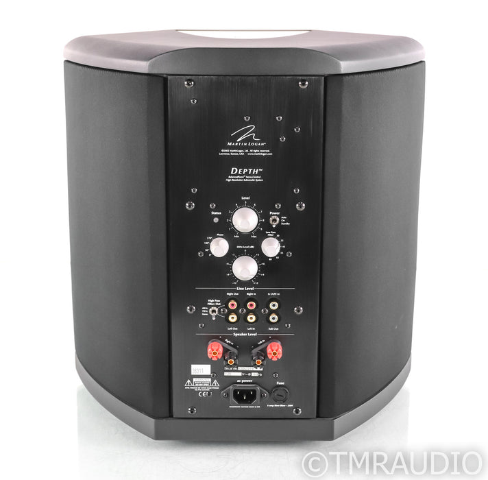 Martin Logan Depth 8" Powered Subwoofer; Black; Triple Driver