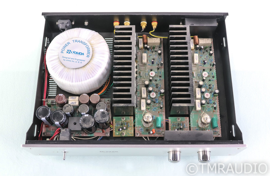 Jolida JD 1501 Stereo Power Amplifier; JD1501; Silver