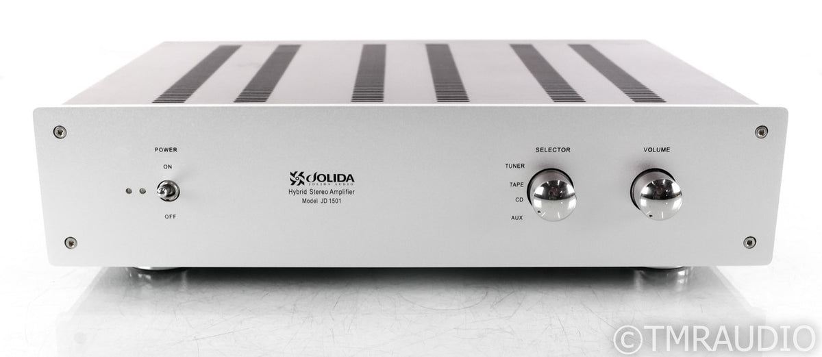 Jolida JD 1501 Stereo Power Amplifier; JD1501; Silver — The Music Room