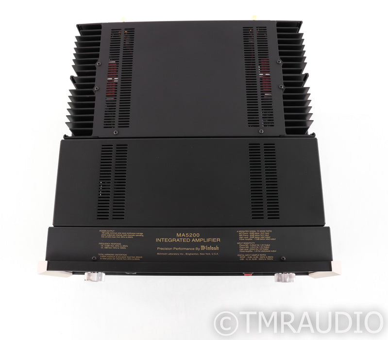 McIntosh MA5200 Stereo Integrated Amplifier; MM Phono; MA-5200; Remote
