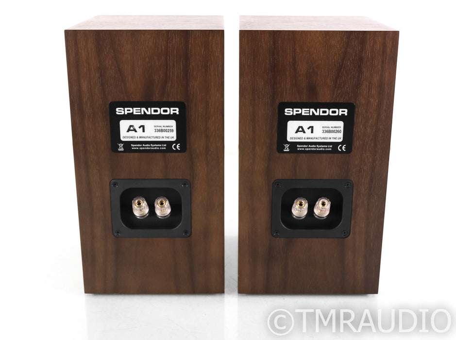 Spendor A1 Bookshelf Speakers; A-1; Dark Walnut Pair