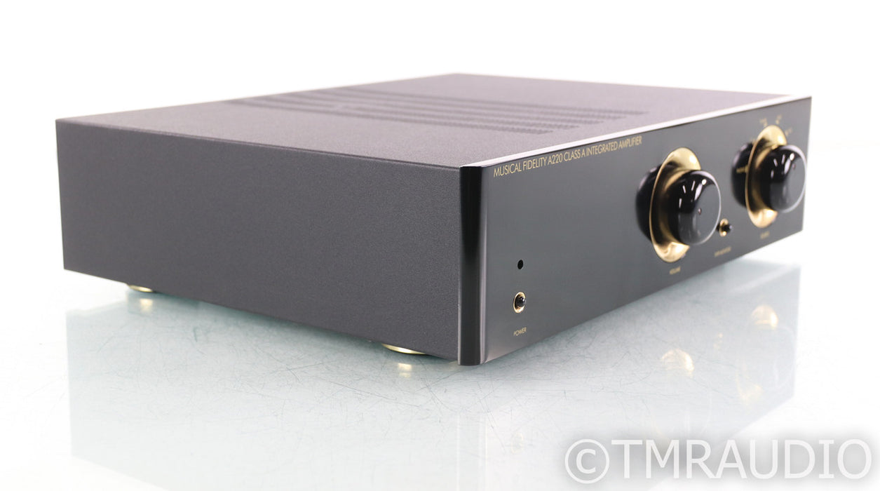 Musical Fidelity A220 Stereo Integrated Amplifier; MM Phono; Black (No Remote)