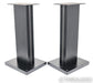 B&W FS-CM S2 Speaker Stands; Black Pair; 22" Stands