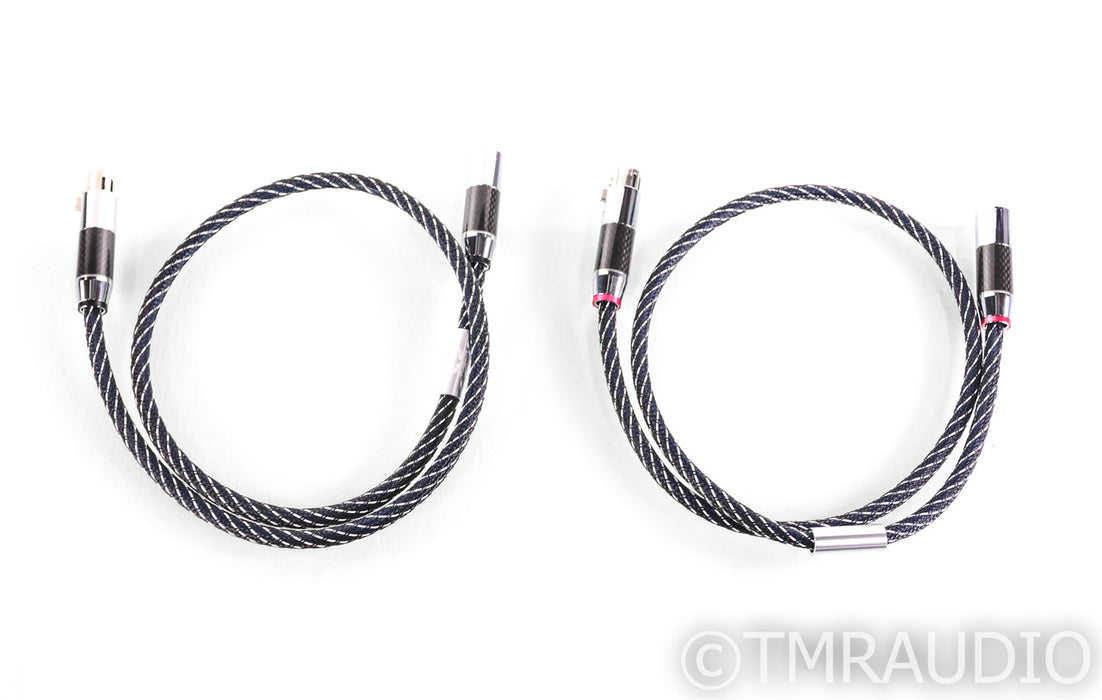 Raven Audio Soniquil XLR Cables; 1m Pair Balanced Interconnects