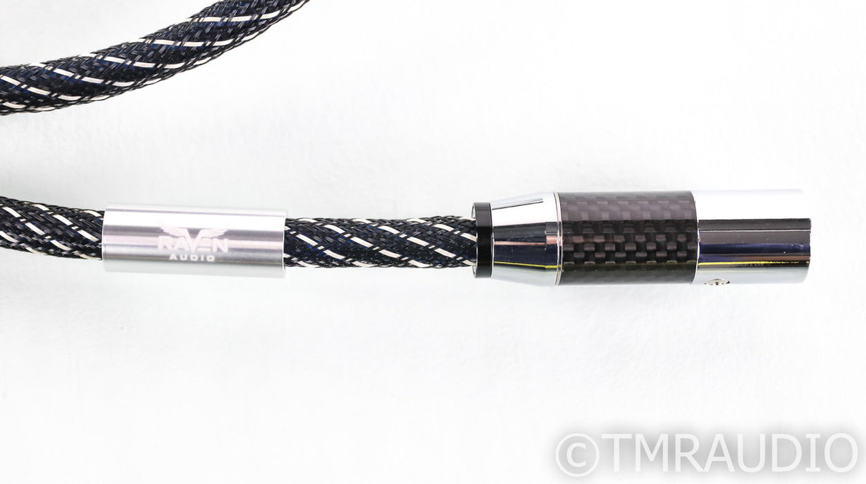 Raven Audio Soniquil XLR Cables; 1m Pair Balanced Interconnects