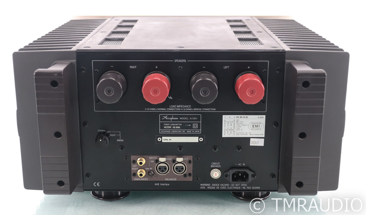 Accuphase A-50V Stereo Power Amplifier; A50V