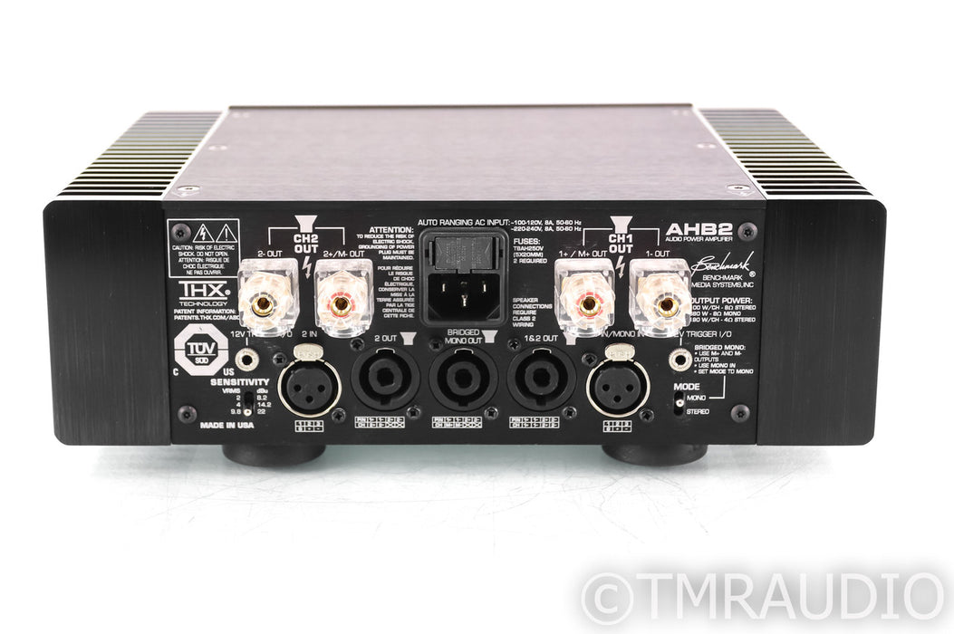 Benchmark AHB2 Stereo Power Amplifier; Black
