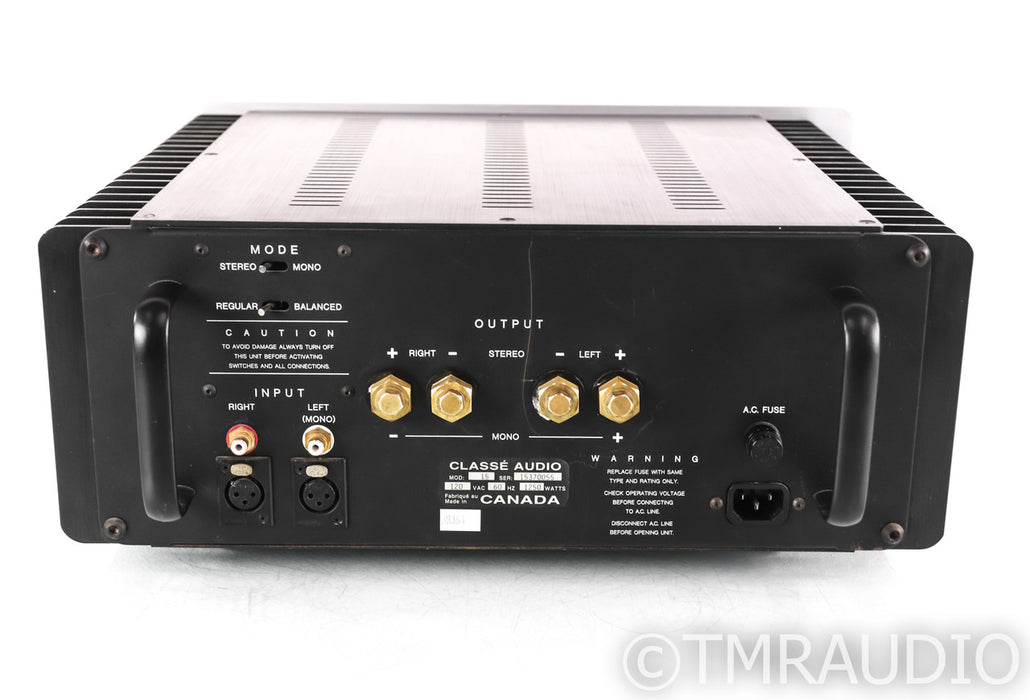 Classe Model Fifteen Stereo Power Amplifier; Silver; 15