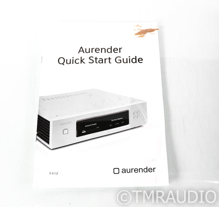 Aurender N100H Network Server / Streamer; 2TB HDD; Silver