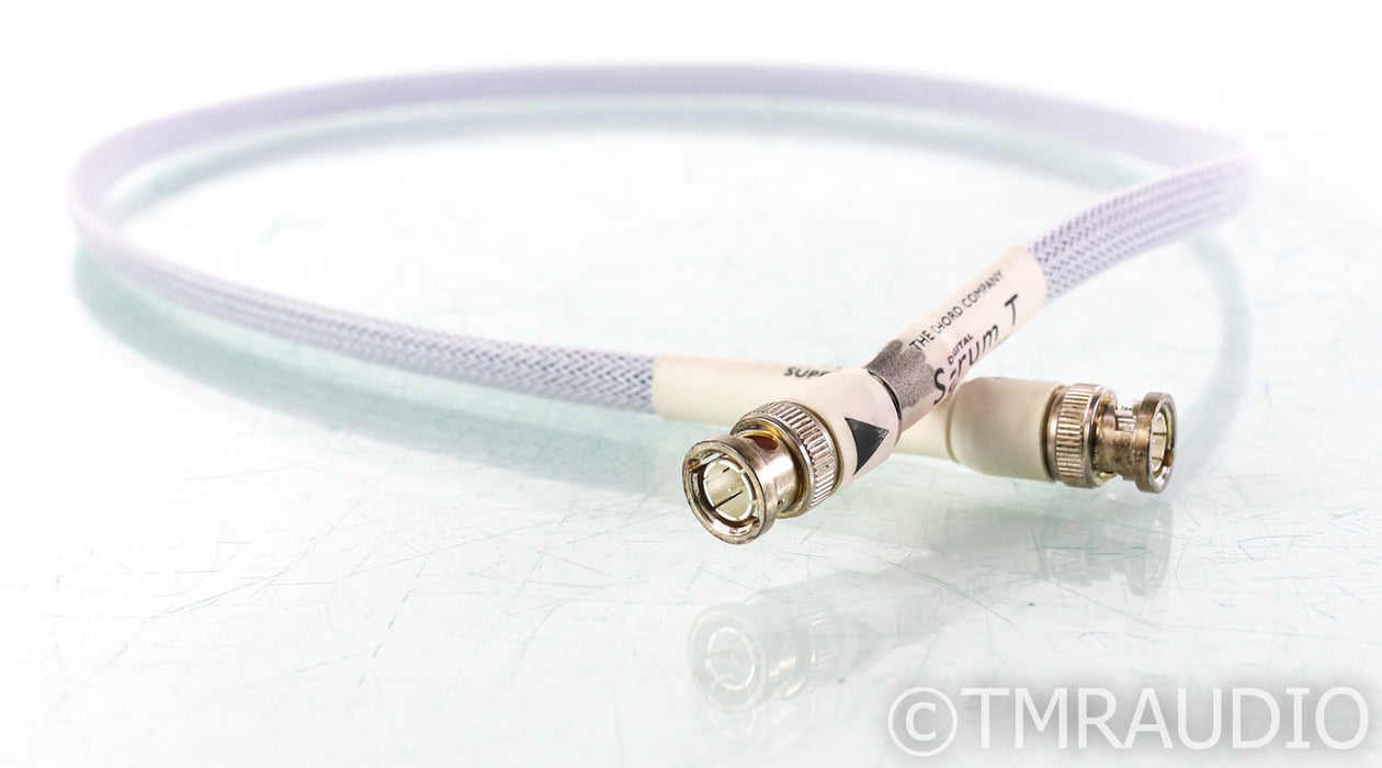 Chord Company Sarum T Super Aray BNC Cable; Single 1m Digital Interconnect