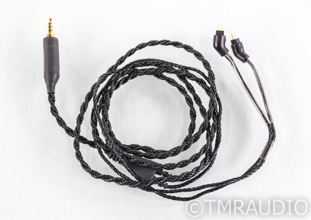 Moon Audio Black Dragon IEM Cable V2; 3.5ft 2.5mm to MMCX