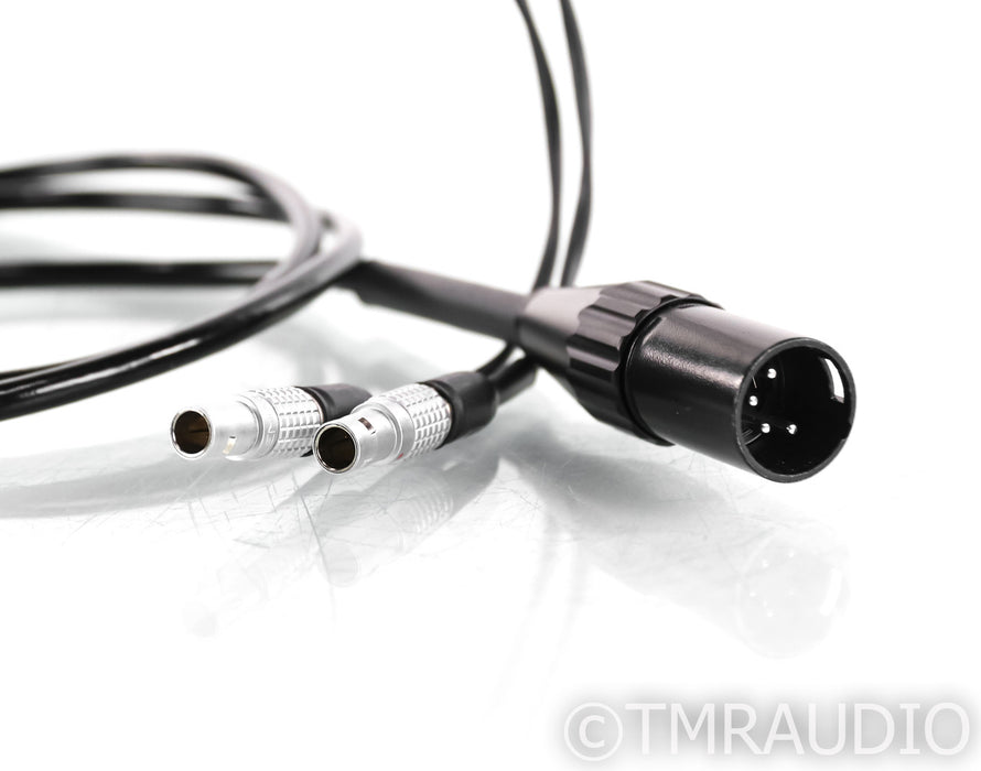 Moon Audio Black Dagon Headphone Cable V2; 5 ft 4-pin XLR to 2-pin LEMO