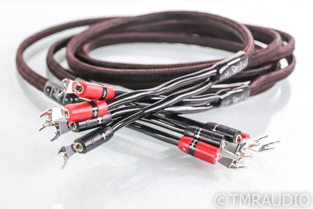 AudioQuest Rocket 33 Speaker Cables; 8ft Pair; Silver Spades (Open Box)