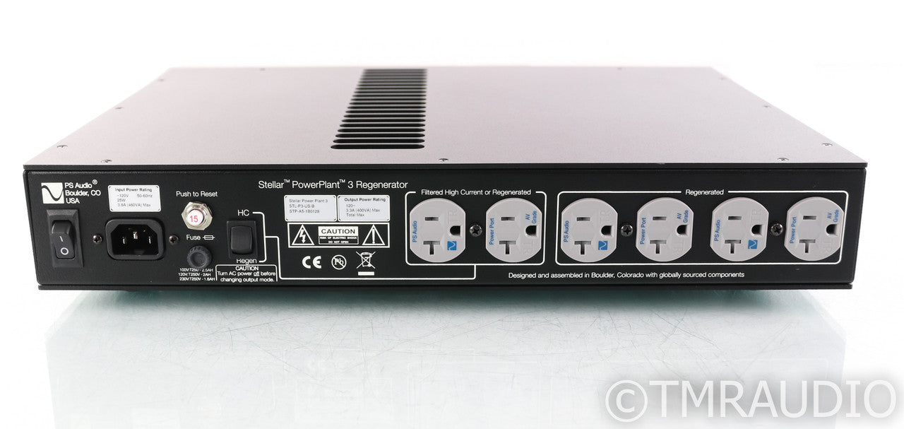 PS Audio Stellar PowerPlant 3 AC Power Line Conditioner; Remote (Used)