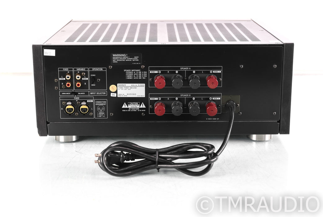 Sony TA-N80ES Stereo Power Amplifier; TAN80ES; Black