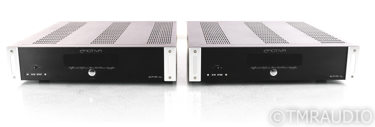Emotiva XPA-1L Mono Power Amplifier; Black Pair; XPA1L