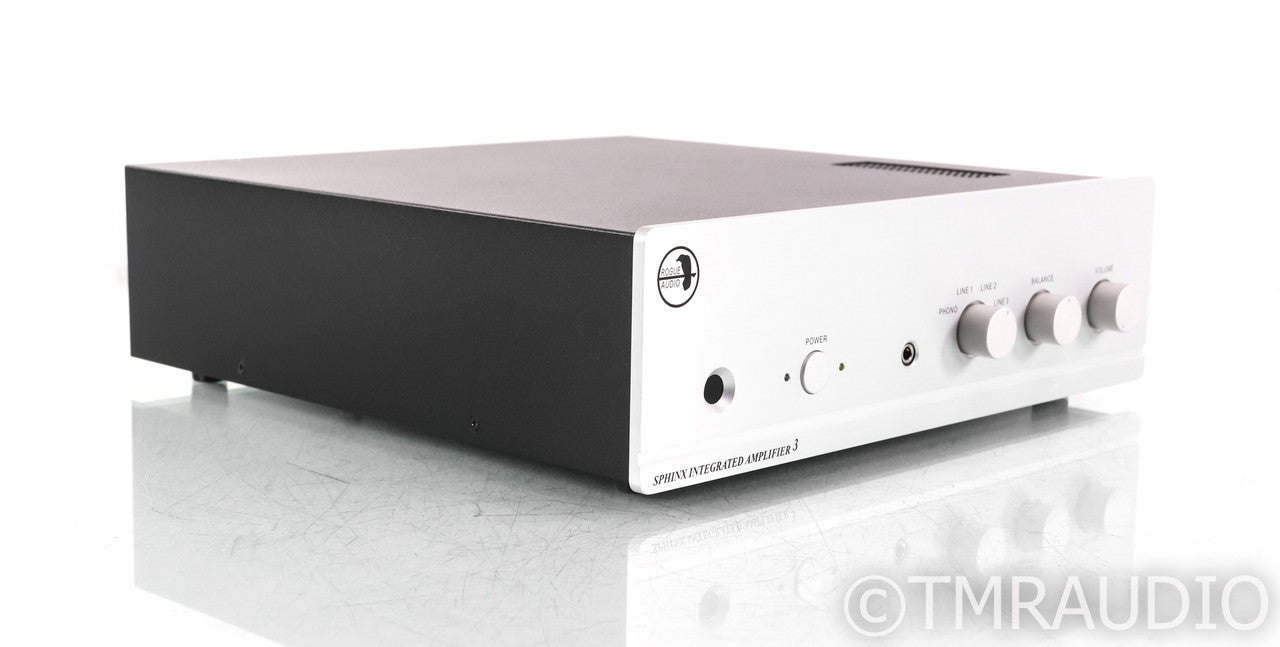 Rogue Audio Sphinx v3 Stereo Tube Hybrid Integrated Amplifier; Silver; Remote