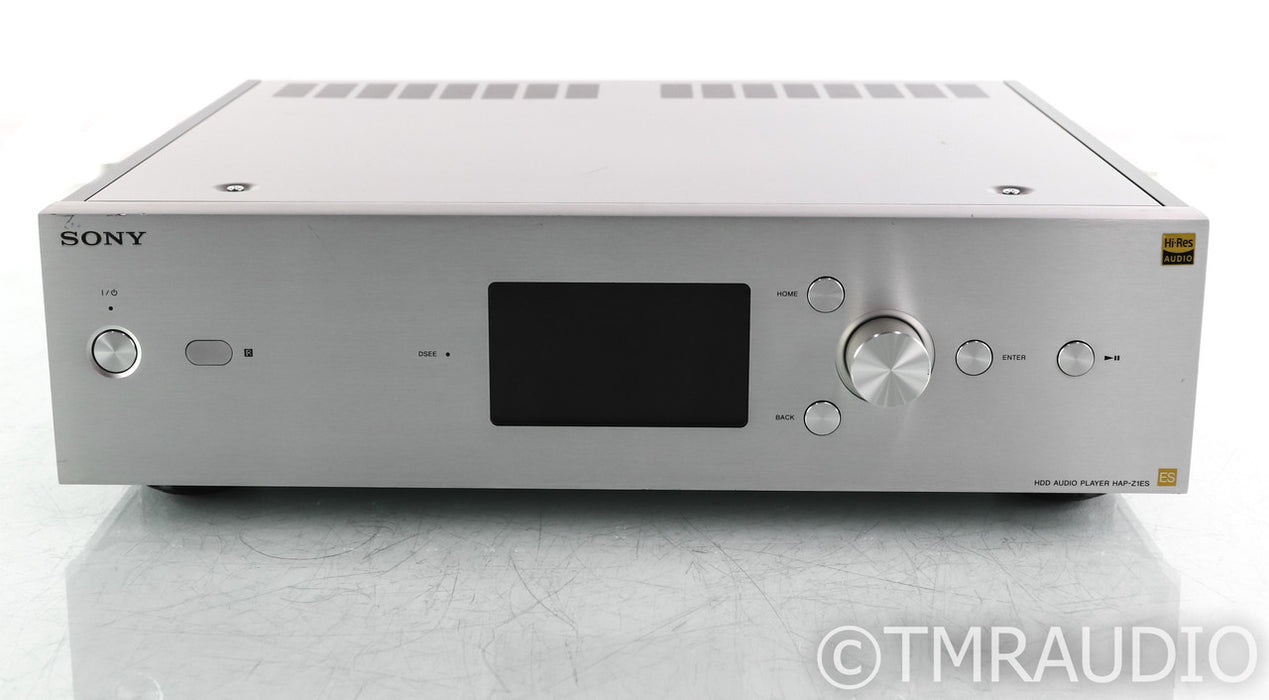 Sony HAP-Z1ES Network Streamer / Server; Remote; Silver; 1TB HDD; Hi-Res