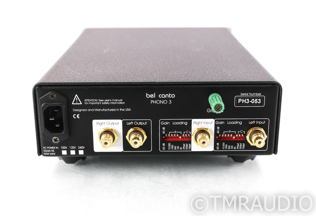 Bel Canto e.One Series Phono 3 MM / MC Phono Preamplifier; Silver