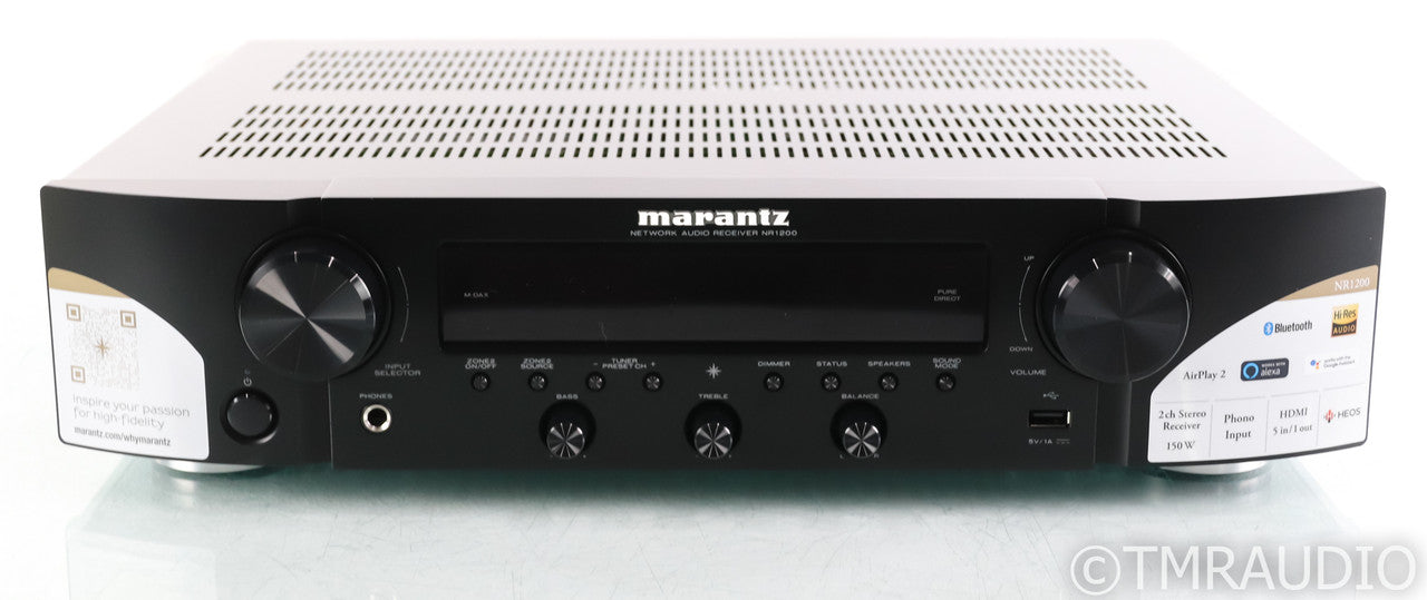 Marantz NR 1200 Stereo Receiver; Remote; Bluetooth; Airplay; MM Phono