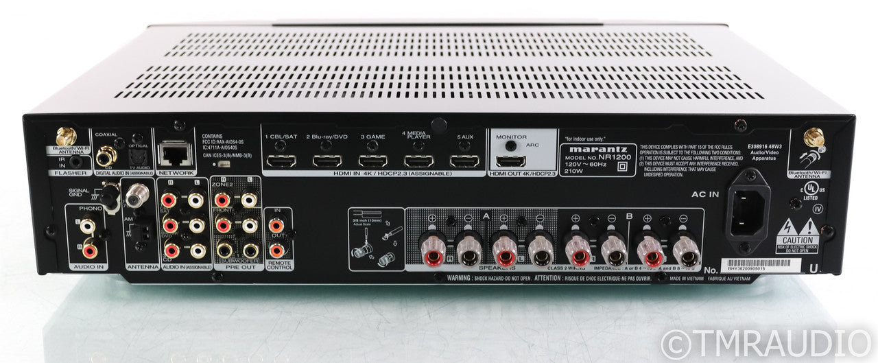 Marantz NR 1200 Stereo Receiver; Remote; Bluetooth; Airplay; MM Phono