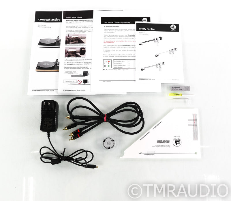 Clearaudio Concert Active Belt Drive Turntable; Concept MC Cartridge (Open Box)