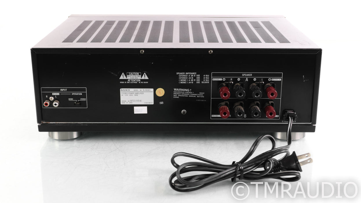 Sony TA-N55ES Stereo Power Amplifier; TAN55ES; Black