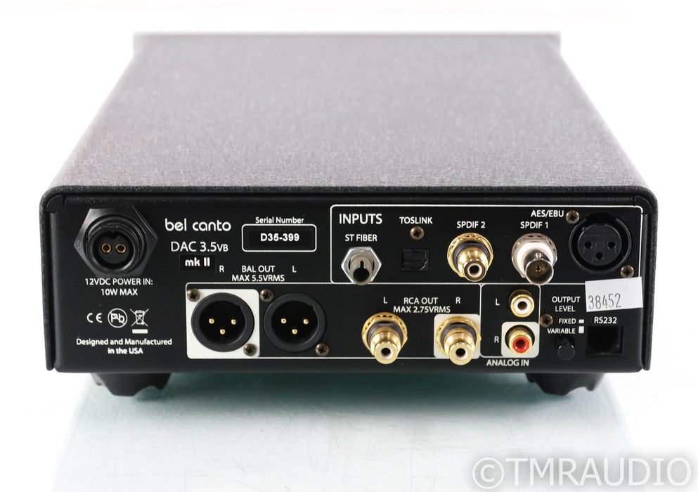 Bel Canto e.One Series 3.5VB MKII DAC; D/A Converter; Silver; Remote